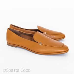Aerosoles Women's Neo Loafer Flat Brown Leather 10, Office Timeless Quiet Luxury